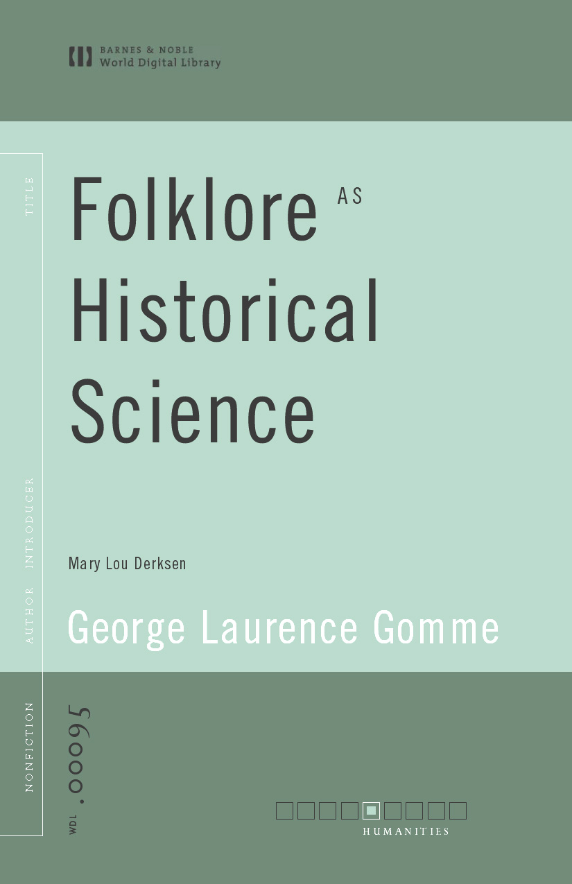 Title details for Folklore as an Historical Science by George Laurence Gomme - Available